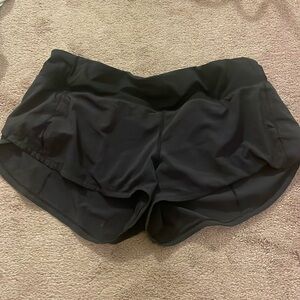 black lulu shorts